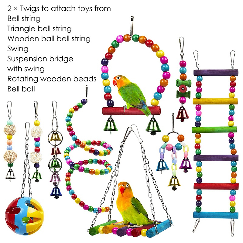 Foto 2 pulgar | Bird Cage Toys Sanlin Beans, Paquete De 10 Unidades, Para Loros, Masticables - Venta Internacional.