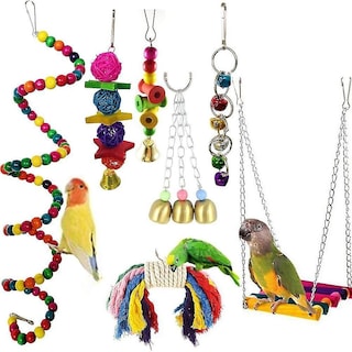 Foto 5 | Cuerda Para Pájaros Huoguo Para Pájaros Trenzada De Acero Inoxidable, 50 Cm - Venta Internacional.