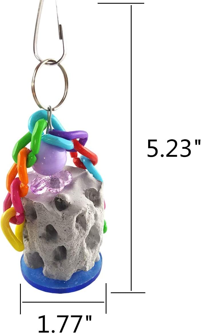 Foto 2 pulgar | Juguete Masticable Para Pájaros, Rechinador De Dientes De Calcio Para Loros - Venta Internacional.