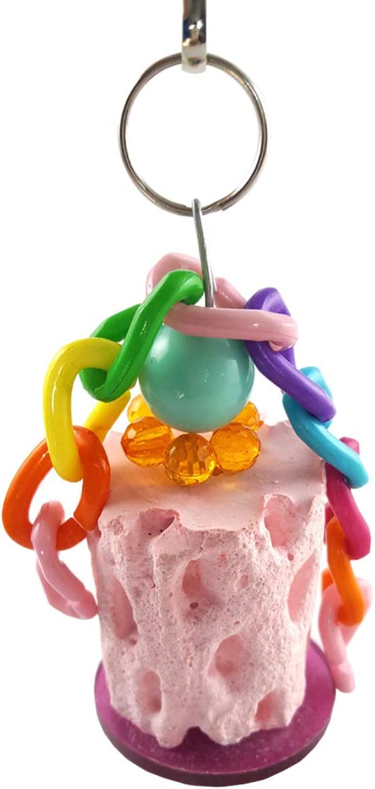 Foto 5 pulgar | Juguete Masticable Para Pájaros, Rechinador De Dientes De Calcio Para Loros - Venta Internacional.