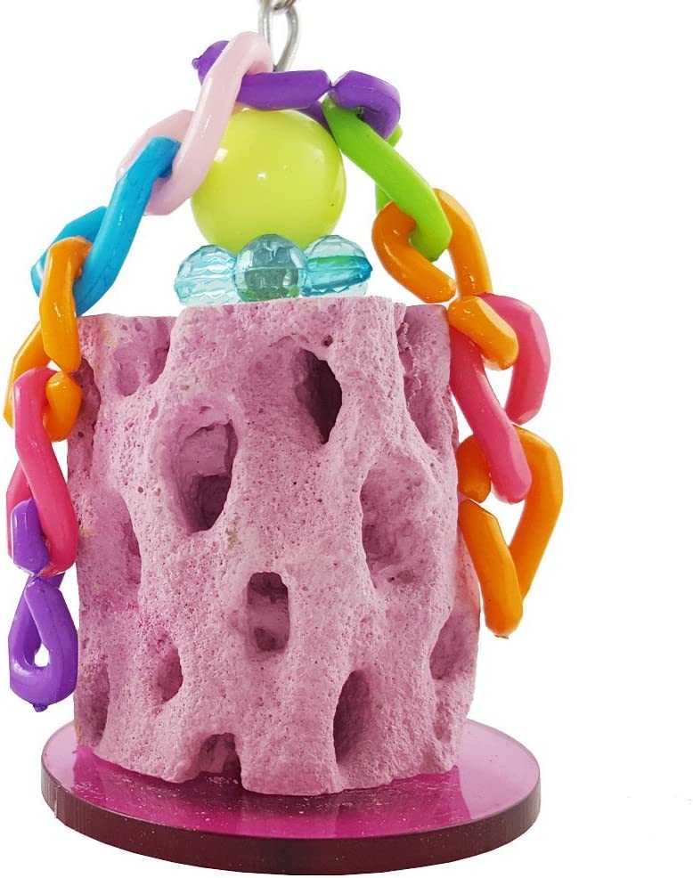 Foto 6 pulgar | Juguete Masticable Para Pájaros, Rechinador De Dientes De Calcio Para Loros - Venta Internacional.