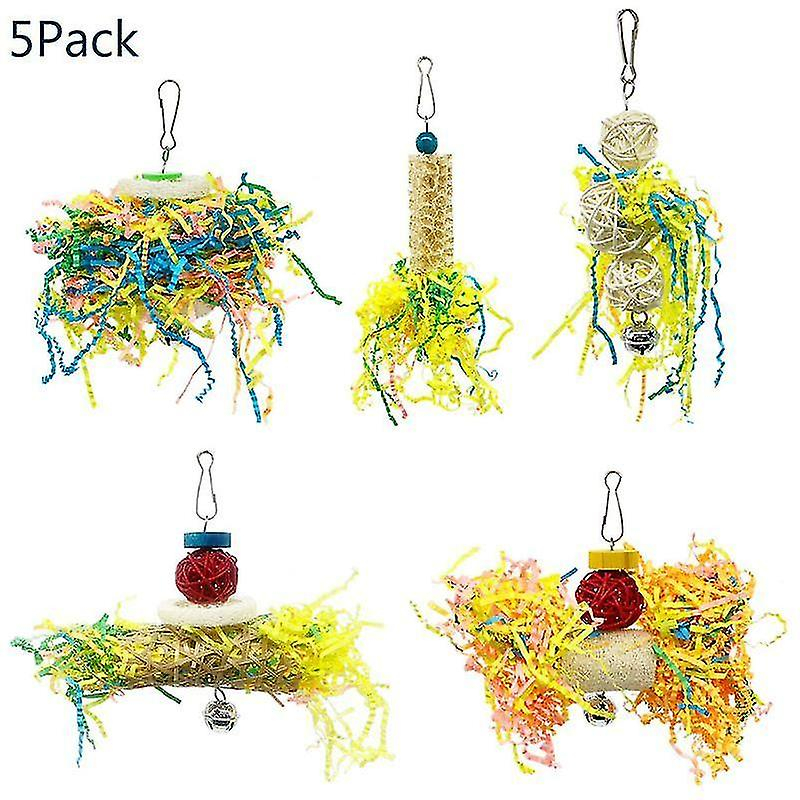 Foto 2 pulgar | Jaula Colgante Para Triturar Loros Bird Toys Huoguo, 5 Unidades - Venta Internacional.