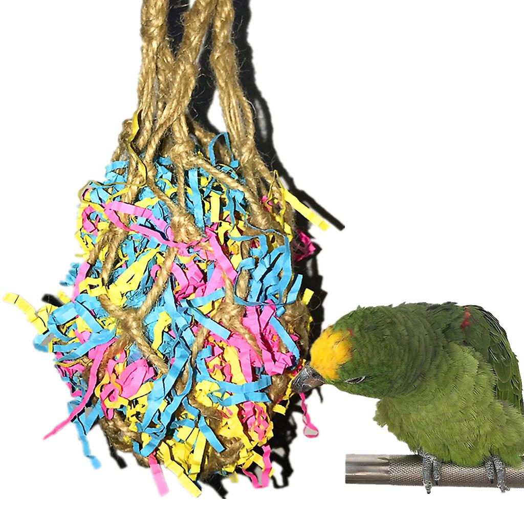 Foto 3 pulgar | Juguete Para Pájaros, Bolsa De Malla Para Colgar, Buscar Comida - Venta Internacional.