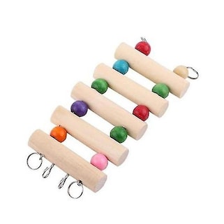 Foto 1 | Escalera De Puente De Madera Toy Bird Swing Para Pájaros - Venta Internacional.
