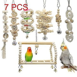 Foto 1 | Bird Toys Huoguo Pipifren, 7 Unidades, Para Loro Cacatúa - Venta Internacional.