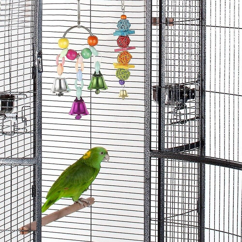 Foto 3 | Bird Toys Huoguo, 10 Paquetes De Juguetes Para Masticar Balancines, Para Loros - Venta Internacional.