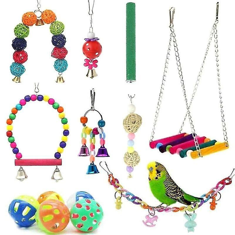 Foto 3 | Campana De Madera Huoguo Para Loros, 12 Unidades - Venta Internacional.