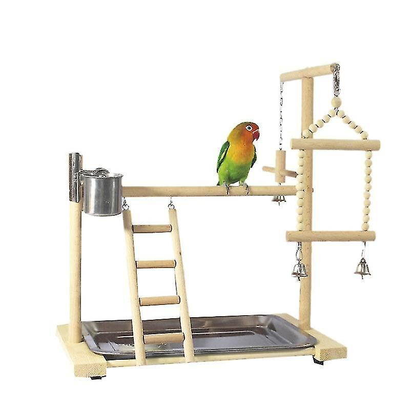 Foto 2 pulgar | Soportes De Juego Para Pájaros, Juguetes Para Pájaros, Huoguo, Establo De Madera Resistente - Venta Internacional.