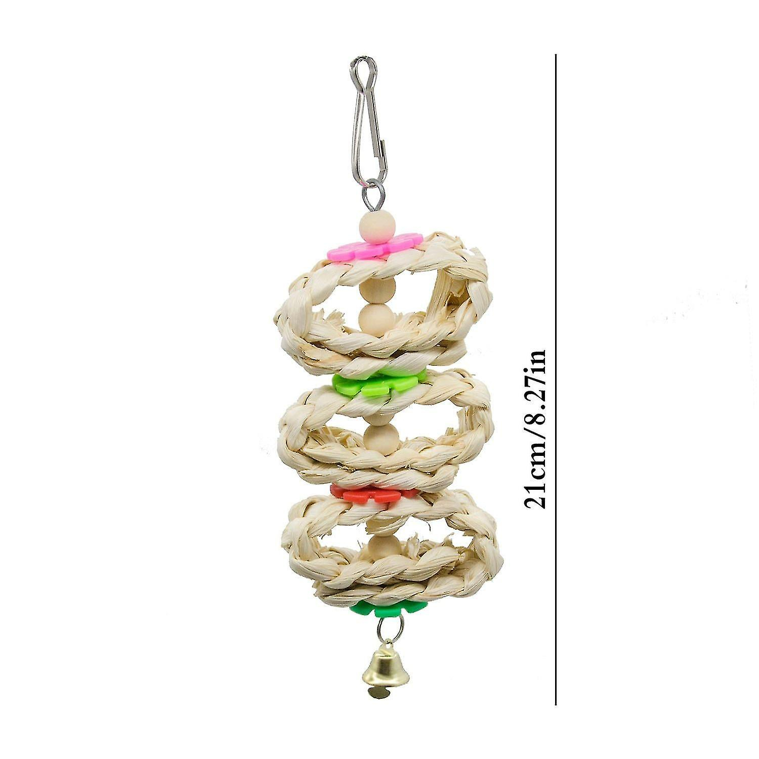 Foto 5 | Set De Juguetes Para Pájaro Cacatúa Loro Con Accesorios - Huoguo - Venta Internacional.