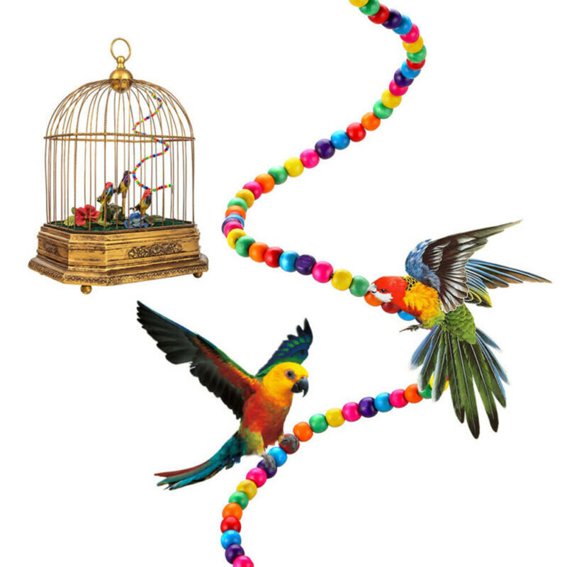 Foto 4 | Juego De Juguetes Parrot Bird, 10 Unidades, Pequeño Soporte De Escalera Para Jaula - Venta Internacional.