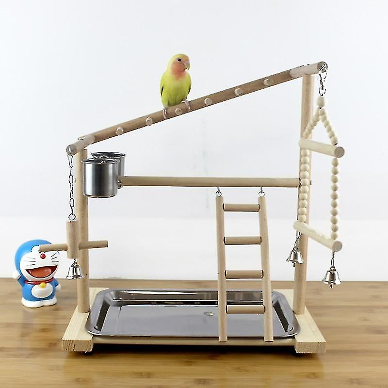 Foto 2 pulgar | Soporte De Percha Para Pájaros Con Comederos Para Loros Huoguo F3002 - Venta Internacional.