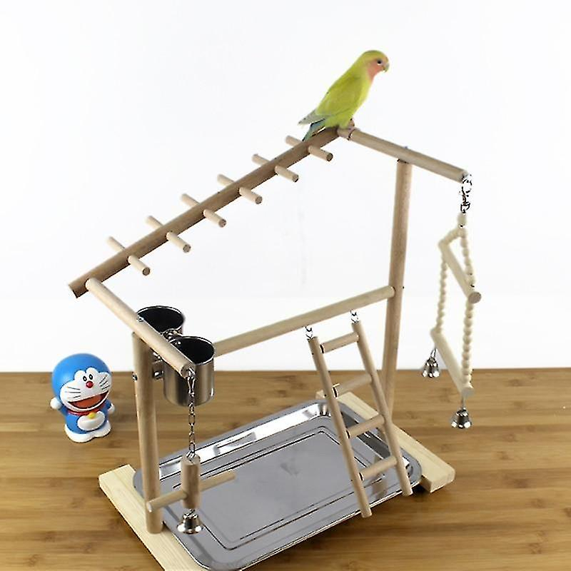 Foto 4 pulgar | Soporte De Percha Para Pájaros Con Comederos Para Loros Huoguo F3002 - Venta Internacional.
