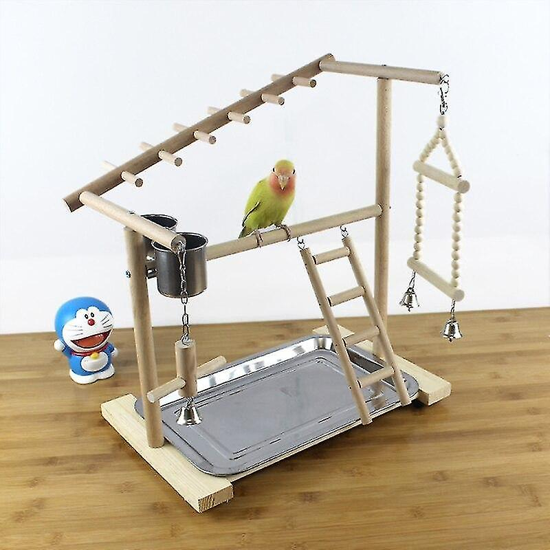 Foto 6 pulgar | Soporte De Percha Para Pájaros Con Comederos Para Loros Huoguo F3002 - Venta Internacional.