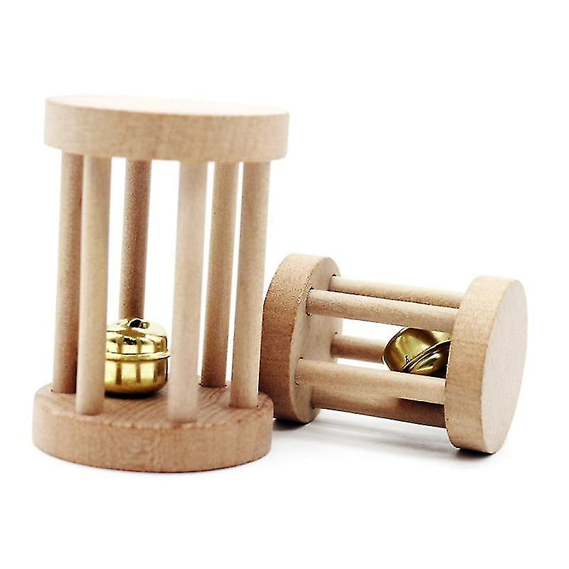 Foto 1 | Masticador De Madera Para Loros Huoguo De Bird Toy Con Campana Para Moler Y Hacer Ratas - Venta Internacional.