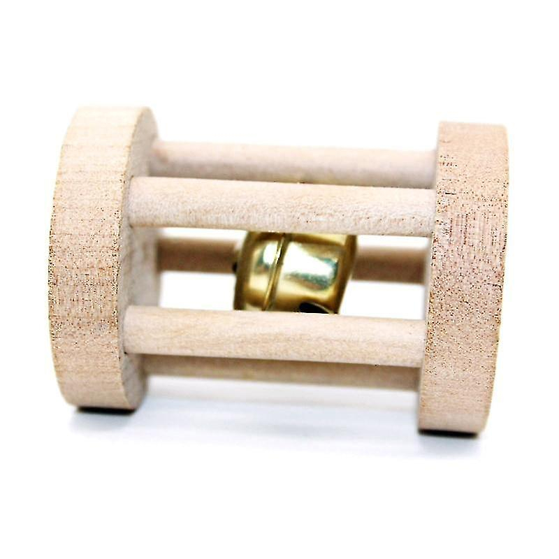 Foto 4 | Masticador De Madera Para Loros Huoguo De Bird Toy Con Campana Para Moler Y Hacer Ratas - Venta Internacional.