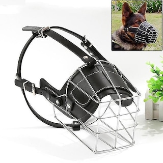 Foto 1 | Bozal De Alambre Para Perros Con Forma De Jaula De Acero Para Pájaros - Venta Internacional.