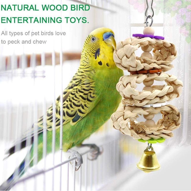 Foto 4 pulgar | Bird Toys Sanlin Beans, Juego De 8 Unidades, Para Colgar En Madera, Para Loro - Venta Internacional.