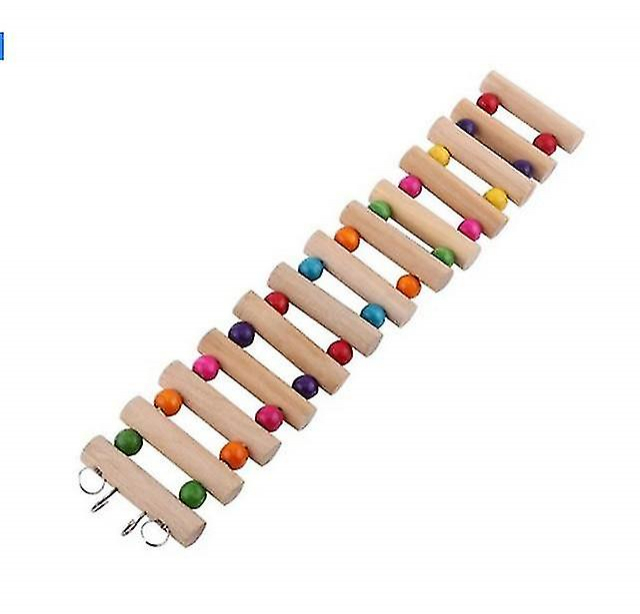 Foto 1 | Escalera De Puente De Madera Con Forma De Juguete Para Pájaros, Para Loros Como Mascota - Venta Internacional.