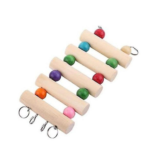 Foto 3 | Escalera De Puente De Madera Con Forma De Juguete Para Pájaros, Para Loros Como Mascota - Venta Internacional.