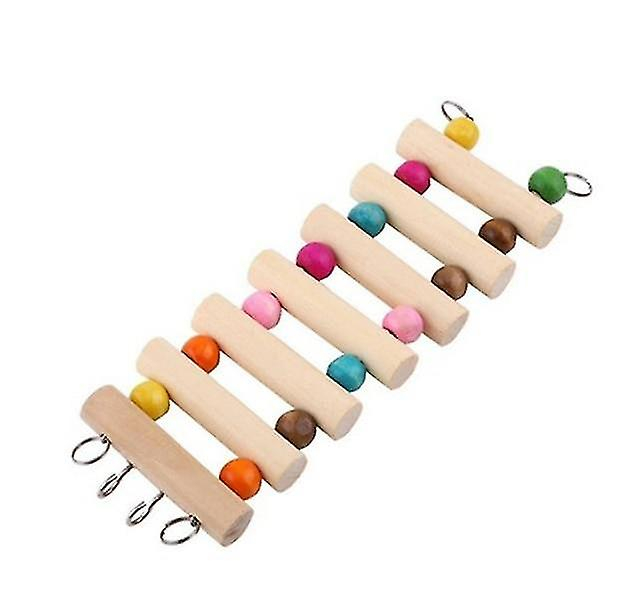 Foto 5 pulgar | Escalera De Puente De Madera Con Forma De Juguete Para Pájaros, Para Loros Como Mascota - Venta Internacional.