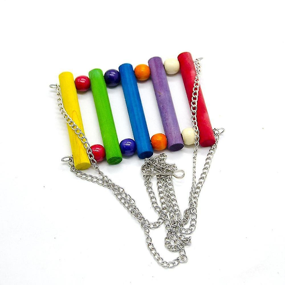 Foto 5 pulgar | Juego De Juguetes Para Pájaros De 7 Piezas Para Loros Y Accesorios Para Pájaros - Venta Internacional.