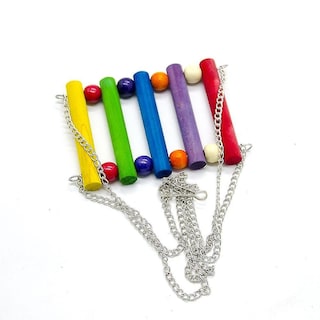 Foto 4 | Juego De Juguetes Para Pájaros De 7 Piezas Para Loros Y Accesorios Para Pájaros - Venta Internacional.