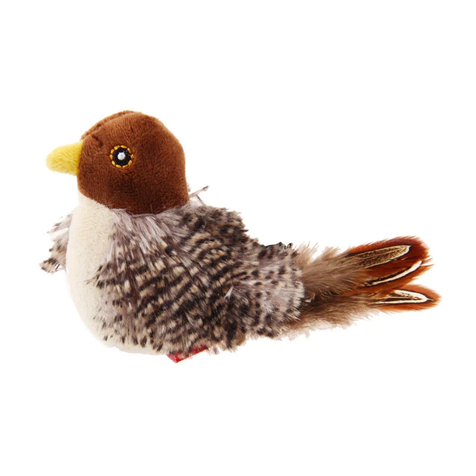 Foto 2 pulgar | Peluche Electrónico Con Simulación De Sonido De Pájaro Gorjeando Para Gatos - Venta Internacional.