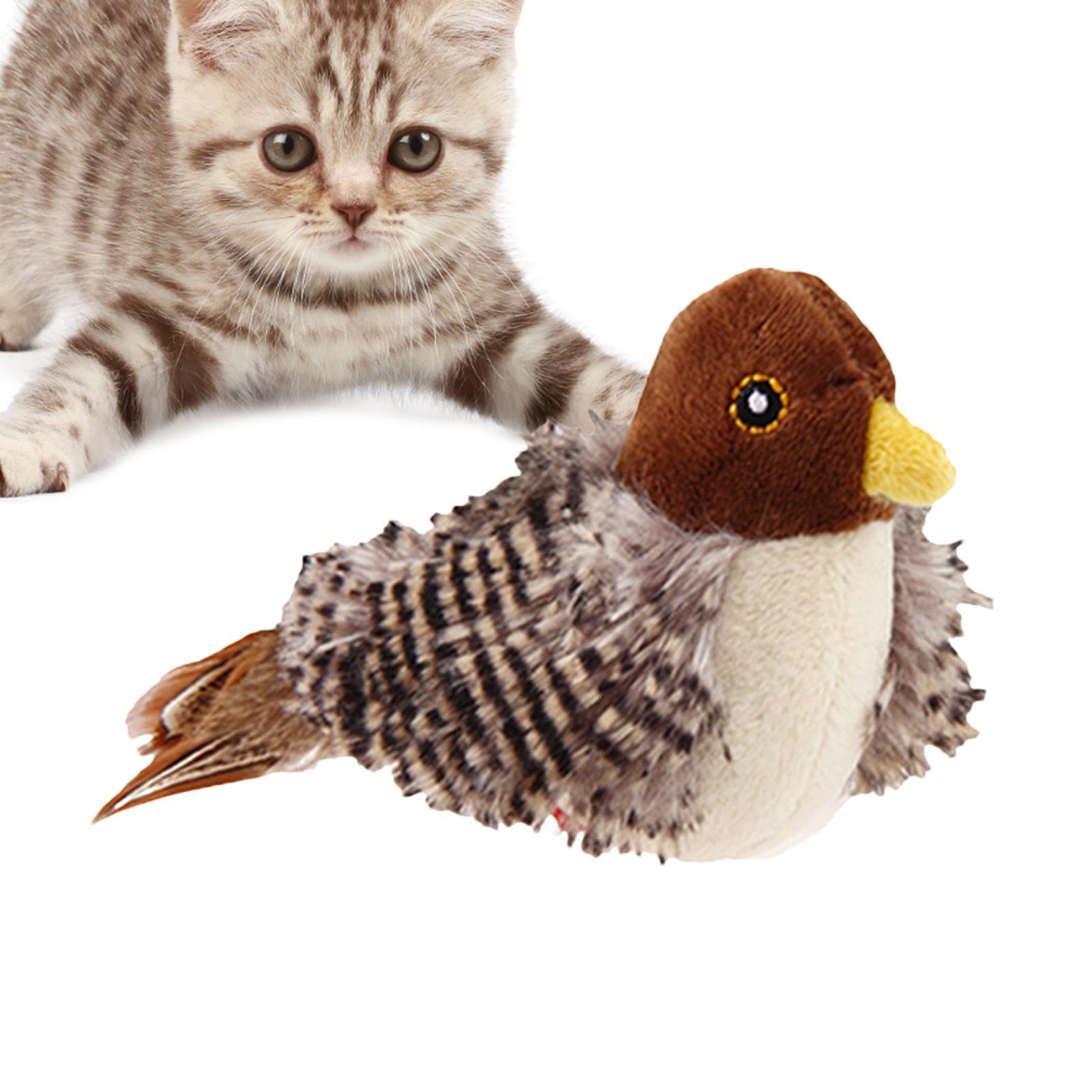 Foto 4 pulgar | Peluche Electrónico Con Simulación De Sonido De Pájaro Gorjeando Para Gatos - Venta Internacional.