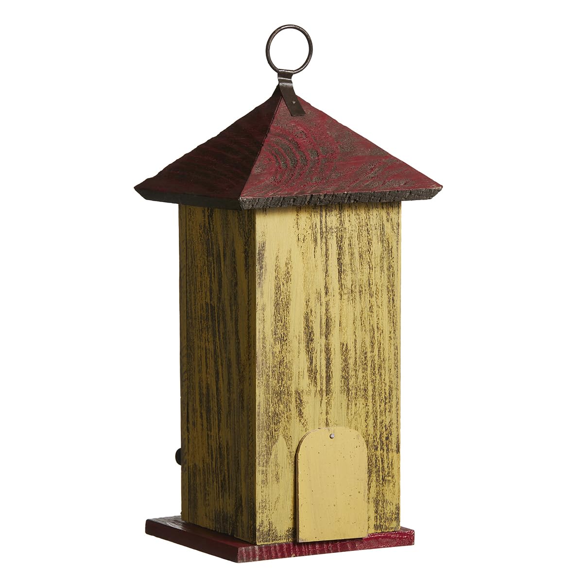 Foto 4 | Casa Colgante Decorativa Para Pájaros Glitzhome De Madera Pintada A Mano - Venta Internacional.