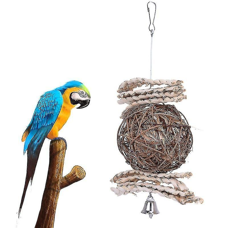 Foto 2 pulgar | Jaula Para Pájaros Huoguo, Bonito Juguete Para Loros En Forma De Cono Para Mascotas - Venta Internacional.