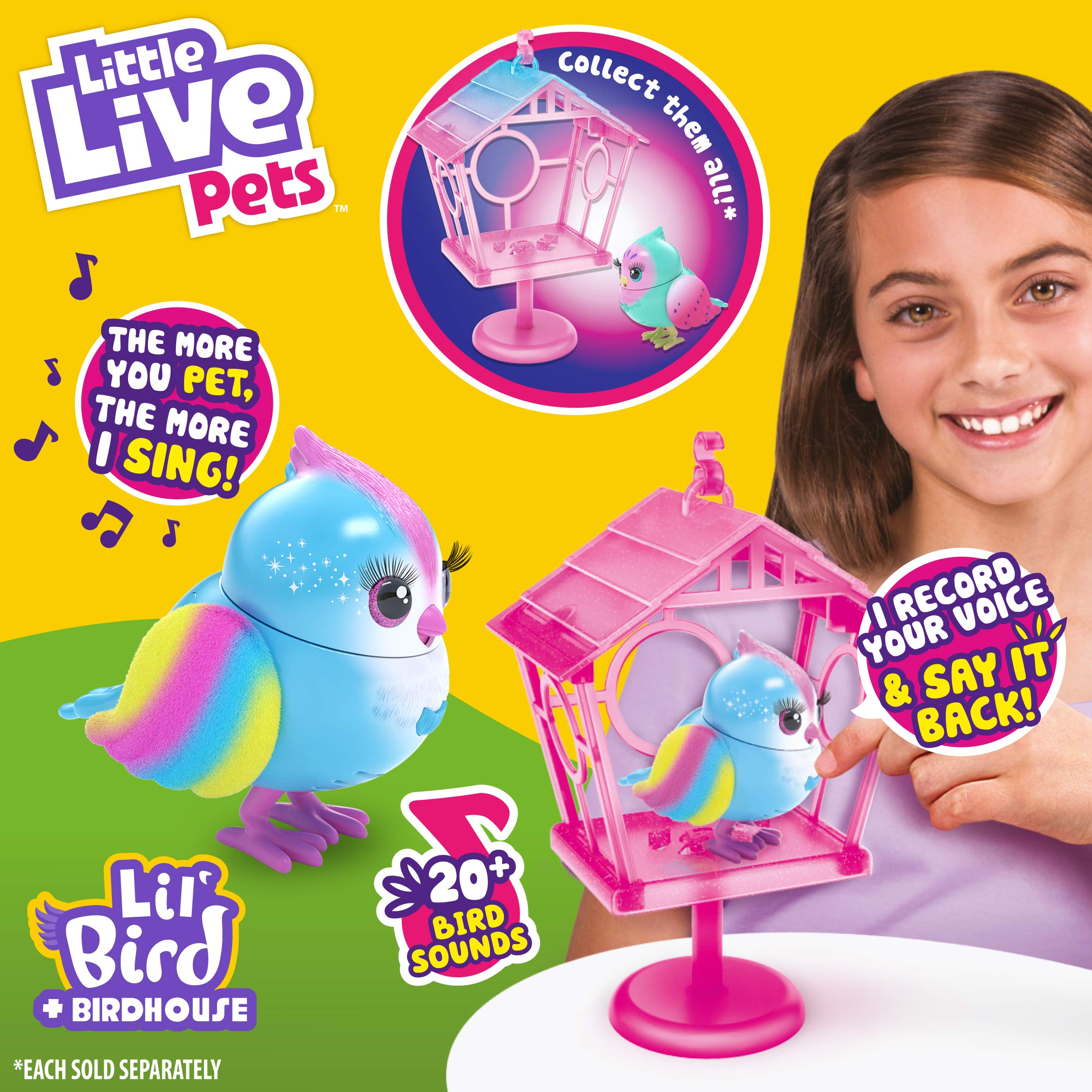 Foto 4 pulgar | Toy Little Live Pets Lil Bird Con House Little Live Pets - Venta Internacional.