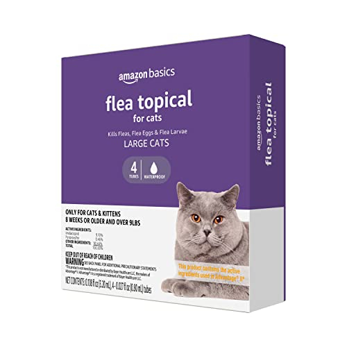 Foto 2 pulgar | Tópico Antipulgas Para Gatos Solimo, Tamaño Grande (más De 4 Kg), 4 Unidades - Venta Internacional.