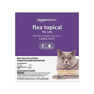 Foto 2 | Tópico Antipulgas Para Gatos Solimo, Tamaño Grande (más De 4 Kg), 4 Unidades - Venta Internacional.