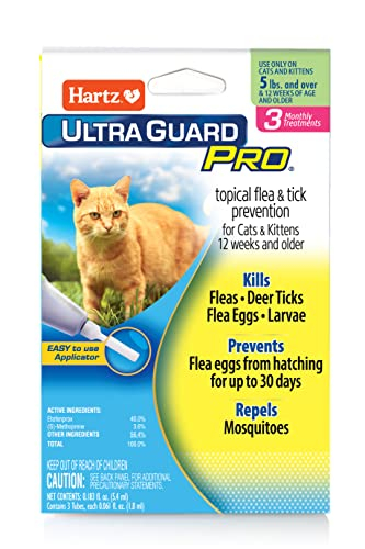 Prevención De Pulgas Y Garrapatas Hartz Ultraguard Pro Para Gatos Durante 3 Meses - Venta Internacional.