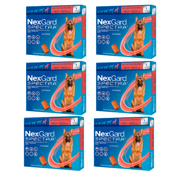 Foto 2 pulgar | Nexgard Spectra 30-60kg Paquete De 6pz