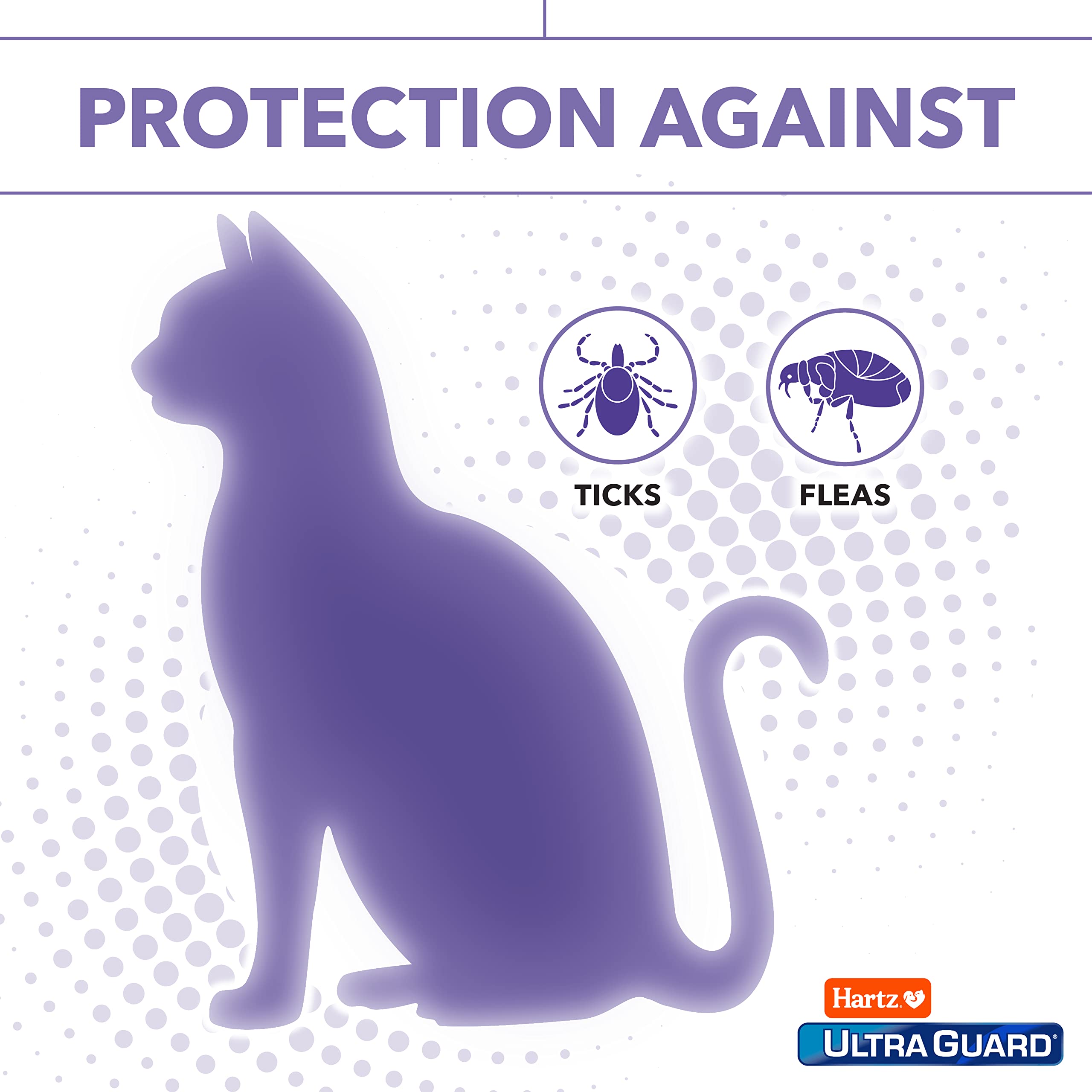 Foto 5 | Collar Antipulgas Y Garrapatas Hartz Ultraguard Para Gatos De 7 Meses, Color Blanco - Venta Internacional.