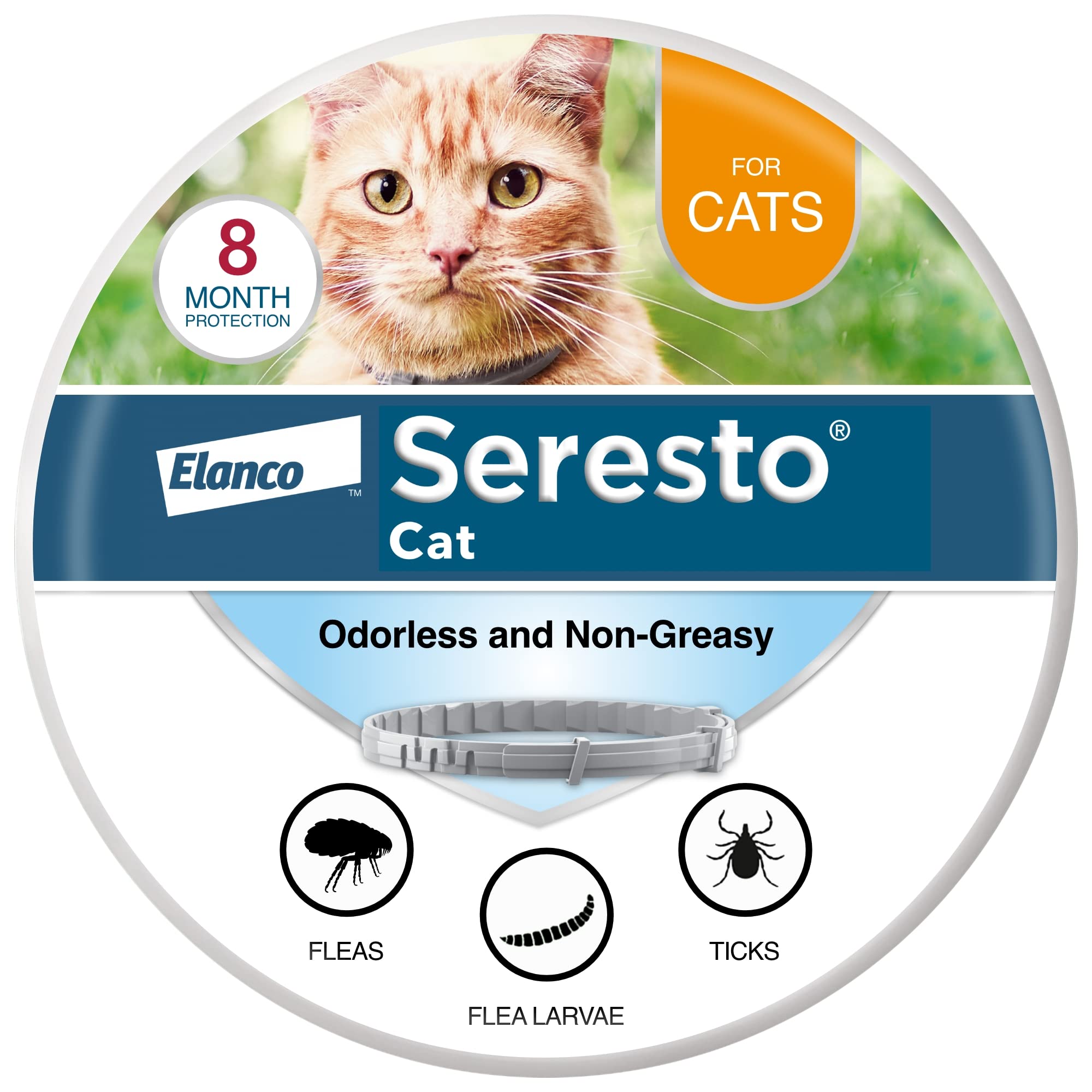 Foto 2 pulgar | Collar Seresto Cat Para Tratamiento De Pulgas Y Garrapatas  8 Meses De Protección - Venta Internacional.