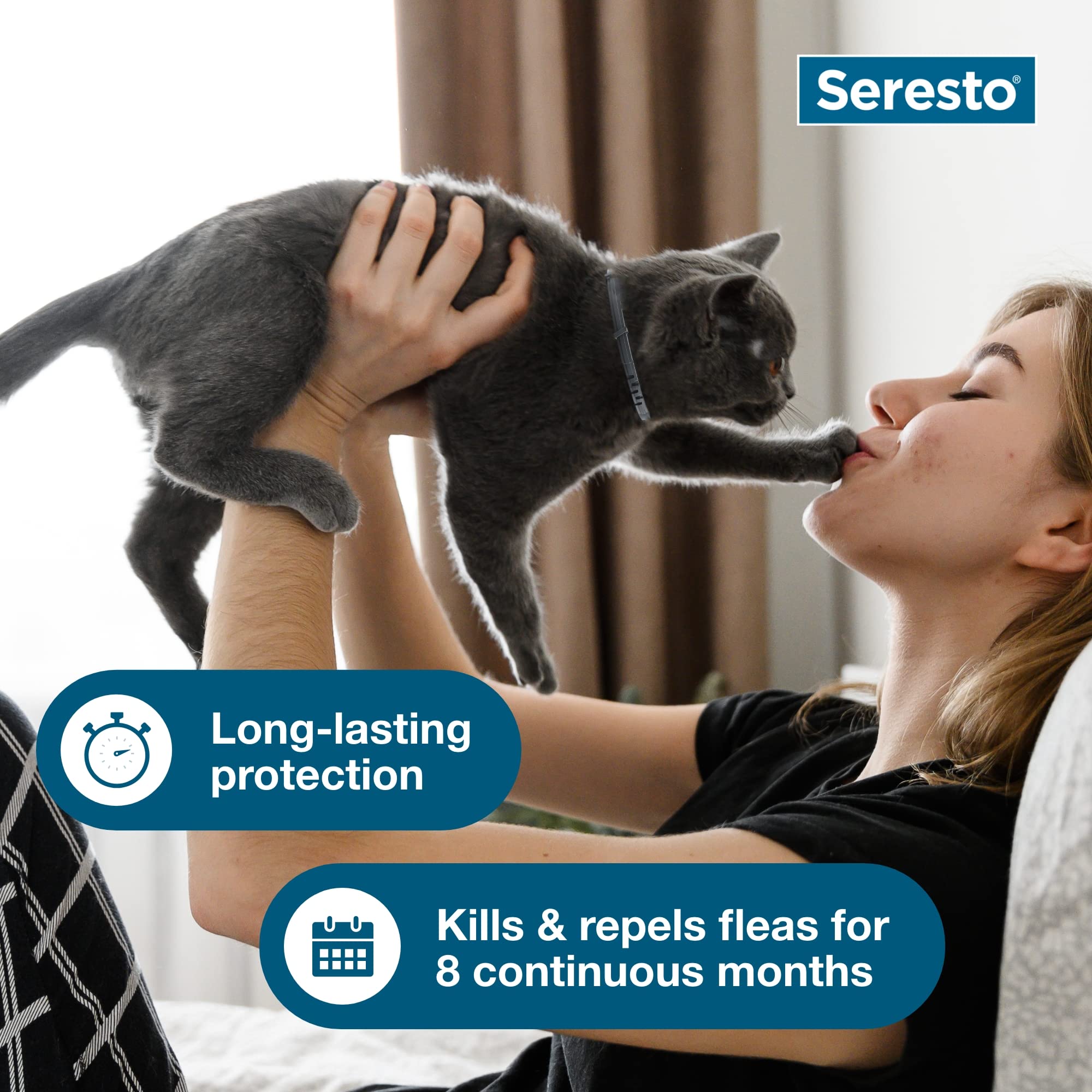 Foto 4 | Collar Seresto Cat Para Tratamiento De Pulgas Y Garrapatas  8 Meses De Protección - Venta Internacional.