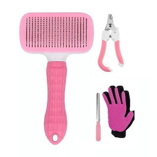 Foto 1 | Cepillo para Mascotas Eo Safe Imports ESI-7902 color Rosa 4 Piezas