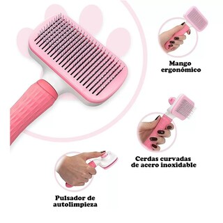 Foto 2 | Cepillo para Mascotas Eo Safe Imports ESI-7902 color Rosa 4 Piezas