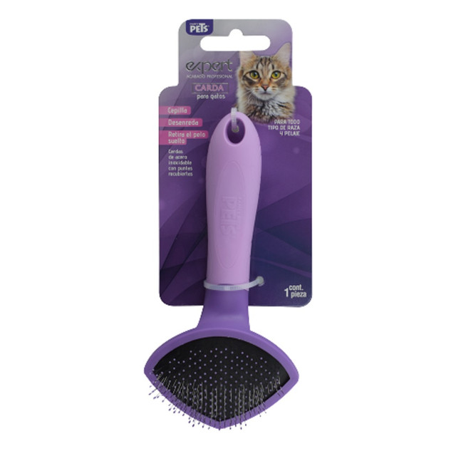 Cepillo para Gato Fancy Pets FL8331 color Púrpura