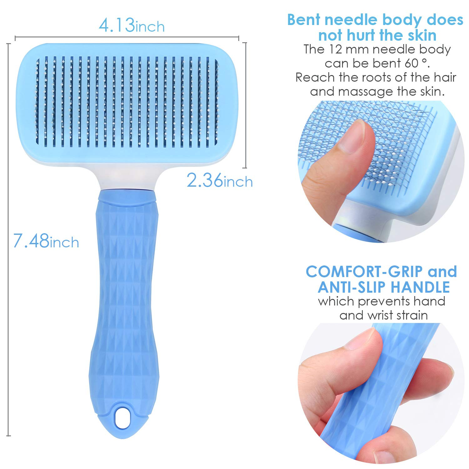 Foto 3 pulgar | Slicker Brush Jieyou, Autolimpiante, Para Perros Y Gatos - Venta Internacional.