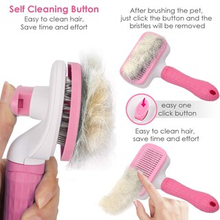 Foto 3 | Slicker Brush Jieyou, Autolimpiante, Para Perros Y Gatos - Venta Internacional.