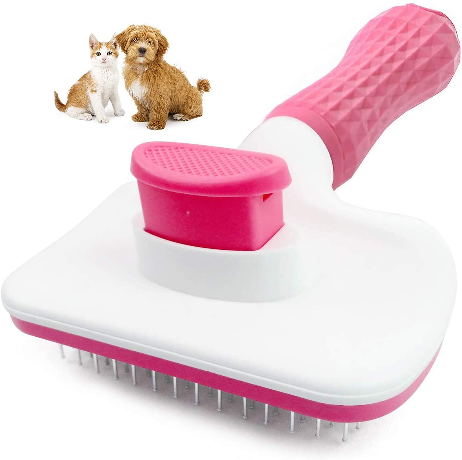 Slicker Brush Jieyou, Autolimpiante, Para Perros Y Gatos - Venta Internacional.