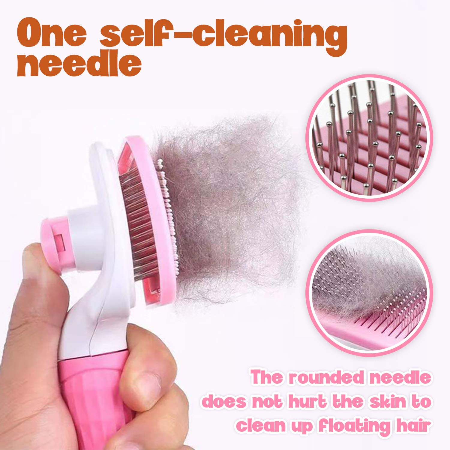 Foto 5 pulgar | Slicker Brush Jieyou, Autolimpiante, Para Perros Y Gatos - Venta Internacional.