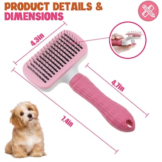 Foto 6 | Slicker Brush Jieyou, Autolimpiante, Para Perros Y Gatos - Venta Internacional.
