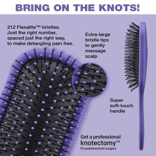 Foto 2 | Cepillo de Pelo Conair The Knot Dr. Wet & Dry Detangler Purpura - Venta Internacional