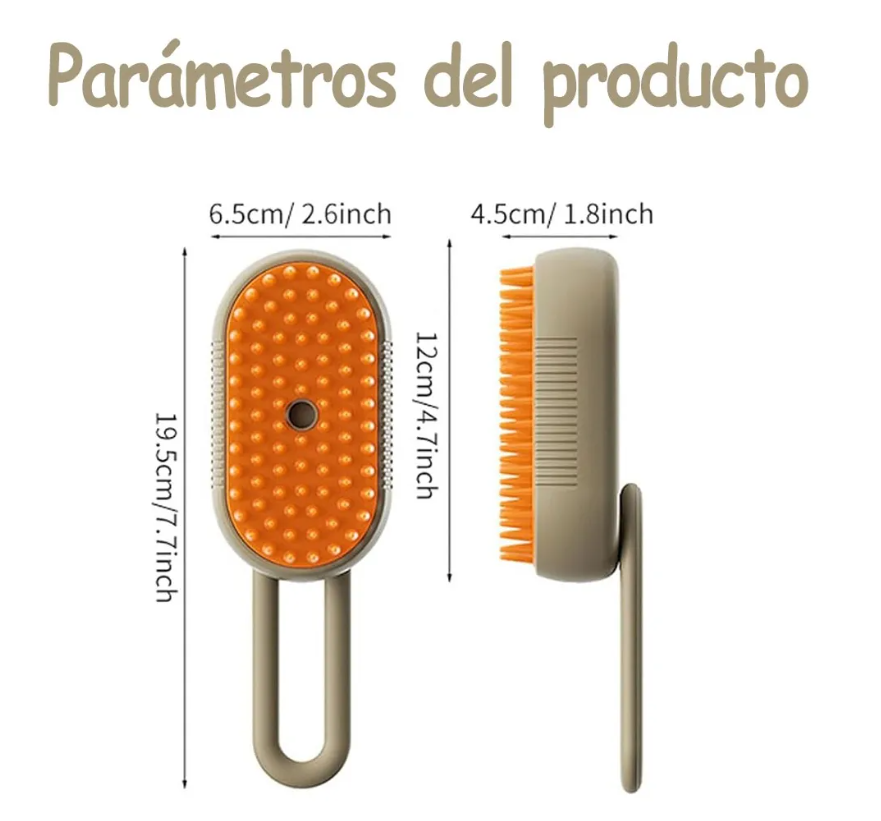 Foto 2 | 3 In 1 Depilación Cepillo De Vapor Para Gato Perro Mascota
