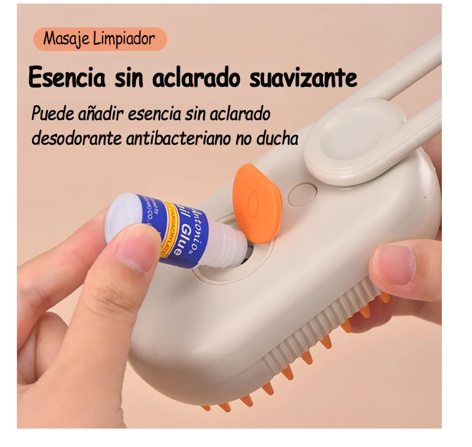 Foto 3 | 3 In 1 Depilación Cepillo De Vapor Para Gato Perro Mascota