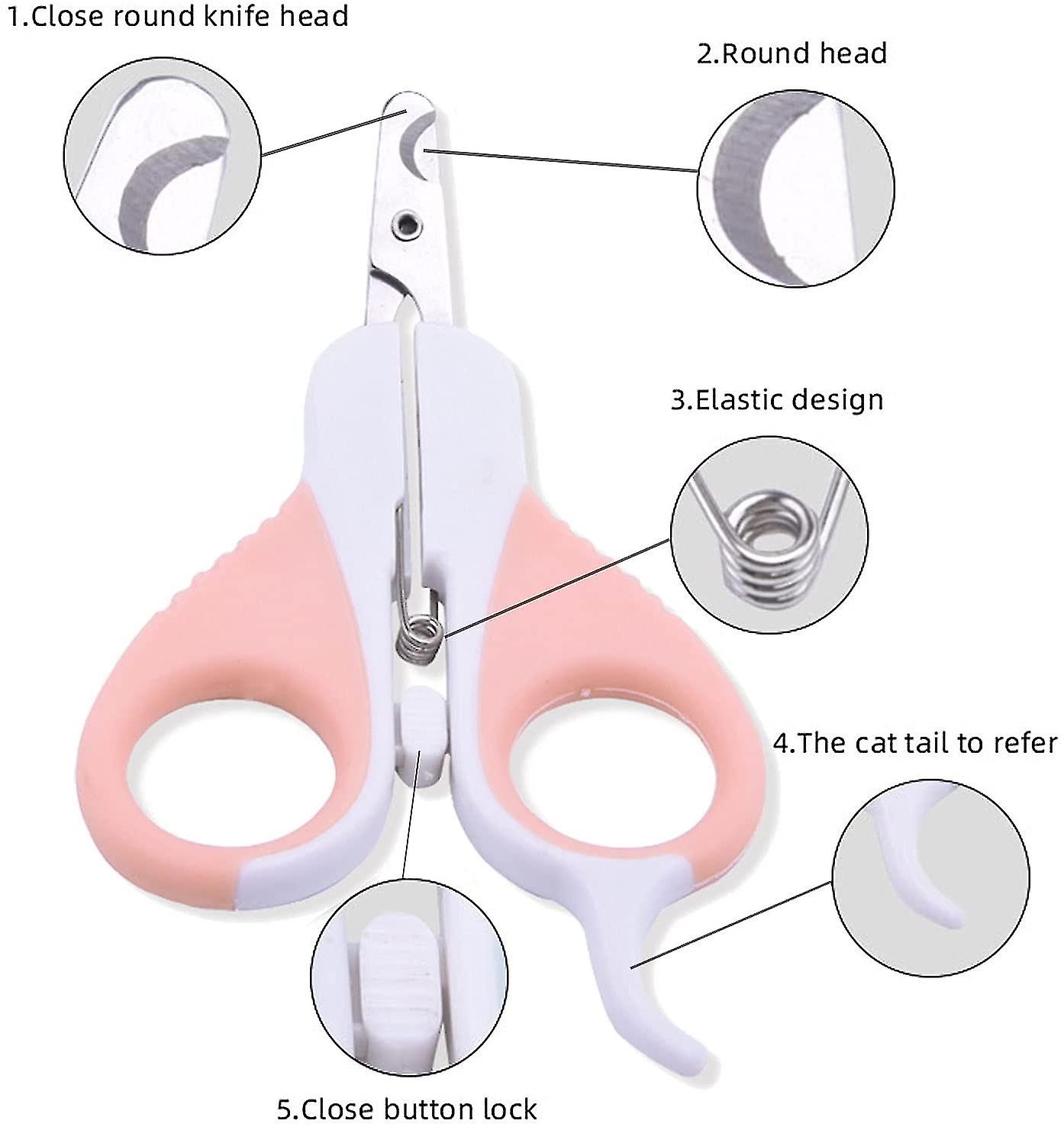 Foto 4 pulgar | Cortauñas Para Gatos Huoguo Con Protector De Seguridad Y Hoja Afilada - Venta Internacional.